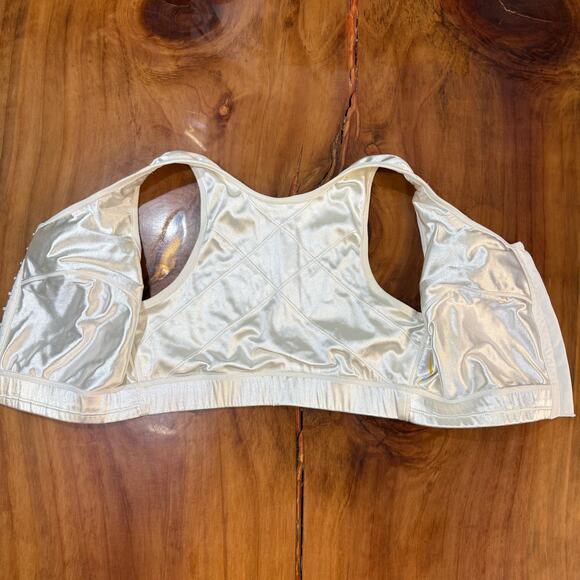 ENELL Women's Sports Bra 2 Running Unpadded High Impact Red Satin SS25 - Picture 3 of 5